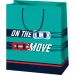 Borsa regalo di medie dimensioni con tema auto sportive 18x23x10 cm