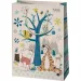 Borsa regalo premium di grandi dimensioni con motivo di Winnie the Pooh Green Grass 26x14x33cm