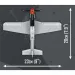 COBI: Aereo Mustang P-51D "TOP GUN: Maverick" set di costruzione (5847)