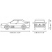 COBI: Audi Quattro 1980 gioco da costruzione auto bianca (24665)