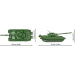 COBI: Forze Armate T-72 (Germania Est/Unione Sovietica) kit di costruzione di carro armato (2625)