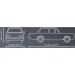 COBI: Gioco di costruzione Opel Rekord C 1900 L (24598)