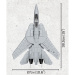 COBI: Top Gun F-14A Tomcat™ set da costruzione (5811A)