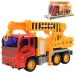 Camion da costruzione: Camion gru con meccanismo a volano 19cm