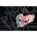 Canenco: Poster da grattare di Stitch, 29x15 cm, set da 2 pezzi