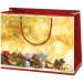Cardex: "Buon Natale!" borsa regalo grande color oro 26x13x33cm