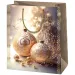 Cardex: Borsa regalo grande con decorazioni dorate 26x13x33 cm
