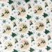 Carta da regalo con Babbo Natale e renne 200x70 cm