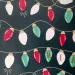 Carta da regalo con motivo di luci natalizie 200x70 cm