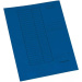 Cartellina con fermagli pd A4 230 g blu