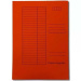 Cartellina rossa con fascia A4 230 g