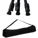 Cavalletto in metallo con borsa da trasporto 95-160 cm