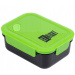 Contenitore per merenda in plastica St.Right Black and Green