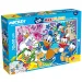 Disney DuckTales 2 in 1 puzzle da 108 pezzi e album da colorare 70x50 cm - Lisciani