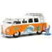 Disney Stitch – Volkswagen Bus del 1961 con miniatura di Stitch in scala 1/24 – Jada Toys