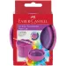Faber-Castell: bicchiere per pennelli Click and Go in marmo rosa
