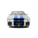 Fast &amp; Furious: modellino automobilistico in scala 1:24 della Nissan Skyline GT-R (BNR34) del 2002 di Brian - Simba Toys