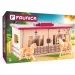 Faunica: Fattoria di cavalli in legno con figure di cavalli, set da gioco 3 pezzi – Woodyland