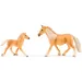 Faunica: Fattoria di cavalli in legno con figure di cavalli, set da gioco 3 pezzi – Woodyland