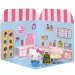 Figura Hello Kitty Flower Café con casa adesiva - Comansi