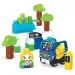 Fisher-Price: Fermata dellautobus Green Town con stazione di ricarica - Gioco di costruzione Mega Bloks