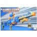 Flames Storm: Gigante pistola spara-spugne elettrica con luci, tamburo rotante e proiettili 73cm