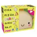 Gattino, pizza, peluche, capretto, formaggio, gioco da tavolo