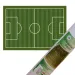 Grande campo da calcio da tavolo in contenitore da 120x184 cm