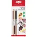 Hai detto: Faber-Castell: Set di matite colorate color pelle "Children of the World", confezione da 3 pezzi.