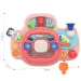 Happy World: Volante multifunzione colore rosa con effetti luminosi e sonori 23x17,5cm