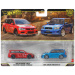 Hot Wheels: Deluxe 2005 Mitsubishi Lancer Evolution IX Wagon e 2004 Subaru Forester STI - set da 2 modellini in scala 1/64 - Mattel