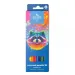 ICO: Koh-I-Noor 3553 Matite colorate esagonali in scatola con procione, 18 pezzi