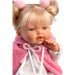 Llorens: bambola Roberta da 33 cm con ciuccio e gilet rosa