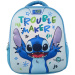 Luna: Must Team 3D Stitch zainetto per lasilo arrotondato 26x10x32 cm