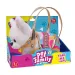 Luna: Peluche cucciolo di cane Pet Family in borsetta, 20 cm