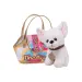 Luna: Peluche cucciolo di cane Pet Family in borsetta, 20 cm
