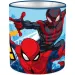 Luna: Portapenne cilindrico in metallo con Supereroe Spider-Man 10x11 cm