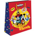 Luna: borsa regalo con stampa di Topolino e i suoi amici 33x12x45cm