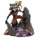 Marvel Mordály e Groot, figura giocattolo da 8 cm con base - Bullyland