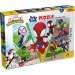 Marvel Spidey lotta 2 in 1 puzzle da 24 pezzi e album da colorare 50x35 cm - Lisciani