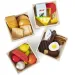 Melissa &amp; Doug: Alimenti in cassette di legno - Set di gioco Spin Master