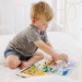 Melissa &amp; Doug: Tavola manipolativa in legno con serrature e chiavistelli per lo sviluppo delle abilità - Spin Master