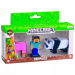 Minecraft 3D Toppeez 2ª serie, set da 3 figure, vari modelli - 1 pz