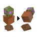 Minecraft Reveal minifigura in contenitore - Quercia - Mattel