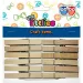 Mollette in legno naturale 48mm 12 pezzi