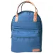 Must: Zaino scolastico blu arrotondato, 40x30x12cm