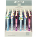 Nebulo: penna gel cancellabile con pulsante, fantasia femminile, disponibile in diverse varianti, 1 pezzo