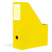 Nebulo: porta documenti pieghevole in cartone, 80 mm, giallo