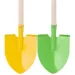 Pala da giardino con manico in legno da 80 cm, disponibile in diversi colori, 1 pezzo - Woodyland