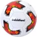 Pallone da calcio in pelle sintetica con motivo a croce colorato 23 cm